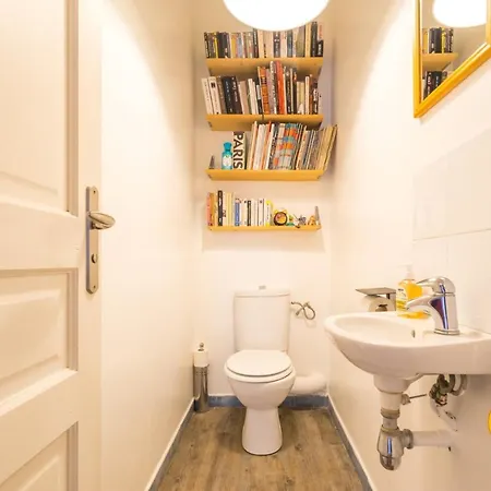 Appartement Marais Family 3 Pieces - Menage Pro, Wifi, Climatisation